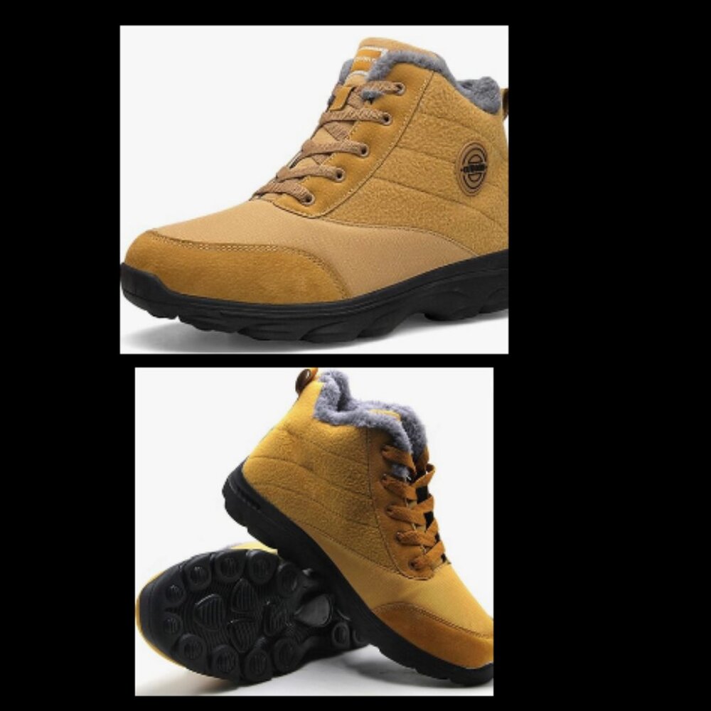 NEW Women's Snow Boots Anti-Slip Soft Sole Warm Fur Lined Winter Ankle Sz 6
